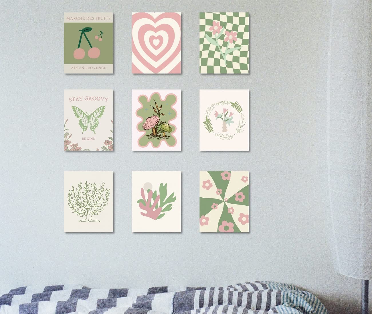 Amazon.com: MINI ZOZI Danish Pastel Posters 8x10 9pcs Aesthetic